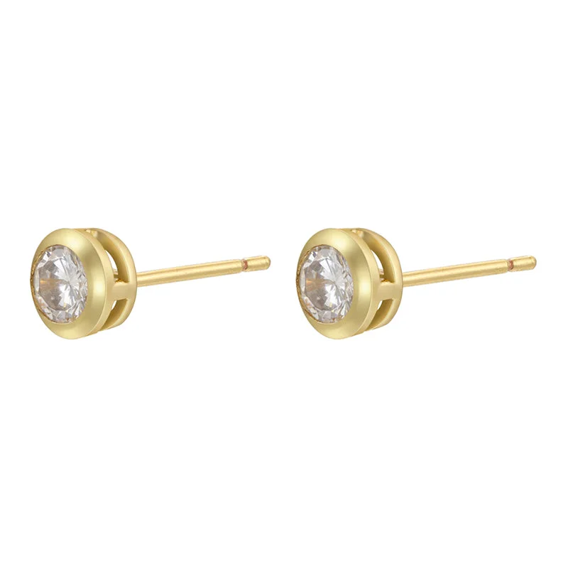 Golden White Diamond 1 Pair