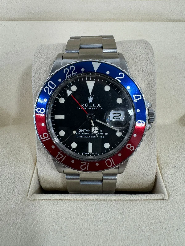 Skeleton Watch for Men-1968 vintage "Pepsi" GMT Master II