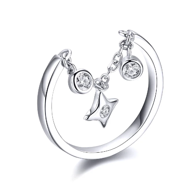 Starry Sky-Silver ring