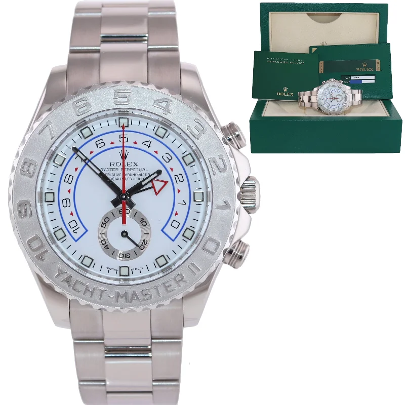 High-End Solar Watch-UNNAMED PAPERS Rolex Yacht-Master II 44mm White Gold 116689 YM 2 Watch Box