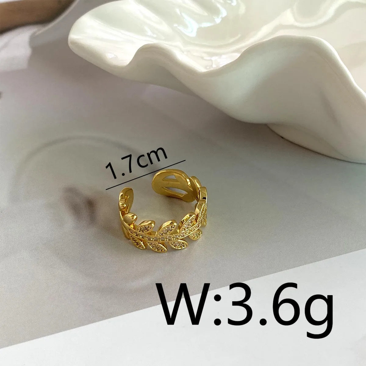 14K Gold [Zircon Wheat]]