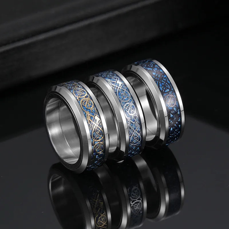 Fashion Geometric Round Stainless Steel Rings Stainless Steel Rings