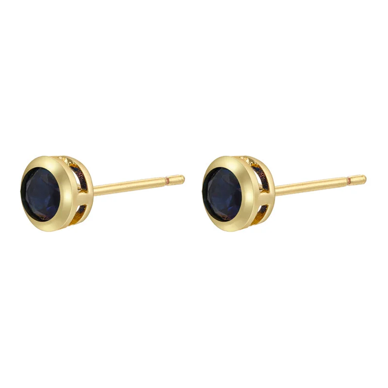 Golden Blue Diamond 1 Pair