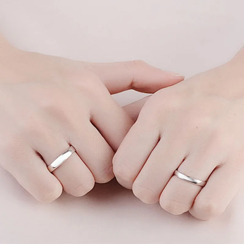 Copper Simple Style Plating U Shape Solid Color Rings