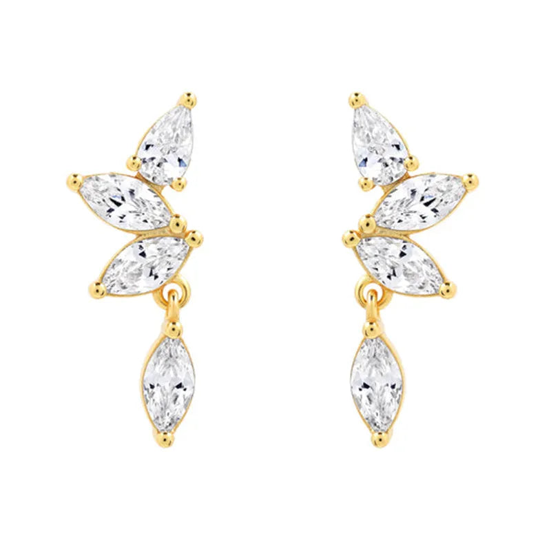 White Zircon (Yellow Gold)