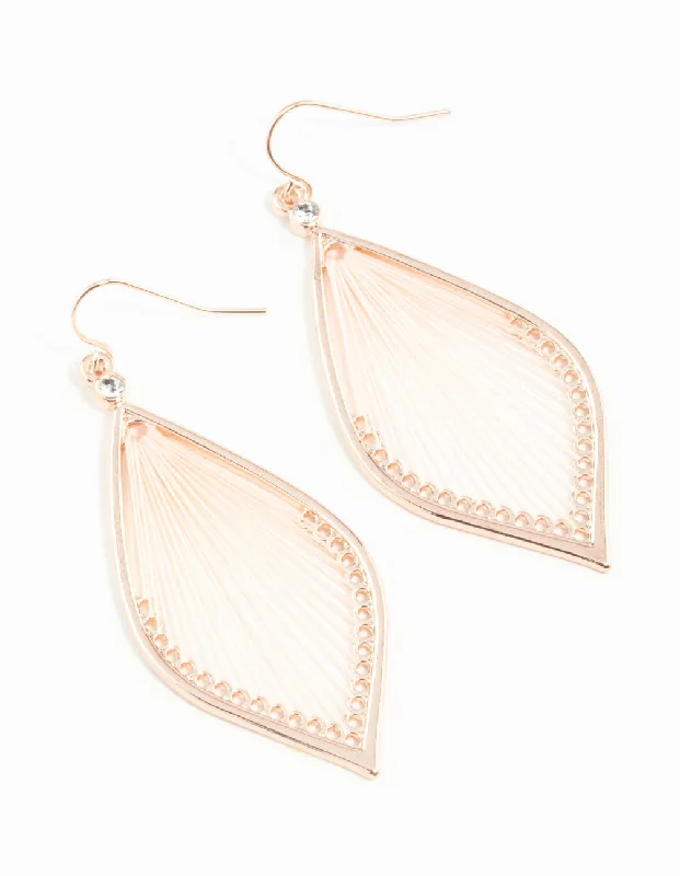 Modern Chandelier Earrings-Rose Gold Blush Magic Earrings